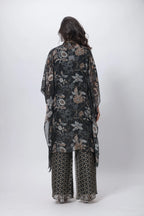 Kaftan Styled Coord Set in Black