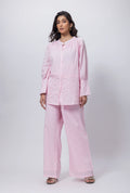 Textured Co-ord Set in Baby Pink