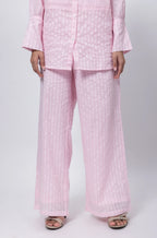 Textured Co-ord Set in Baby Pink