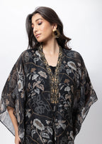 Kaftan Styled Coord Set in Black