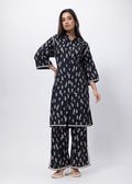 Printed Two Co-ord Set in Black